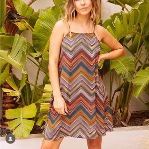 B. Yellowtail Peyote Stitch Mini Dress | M